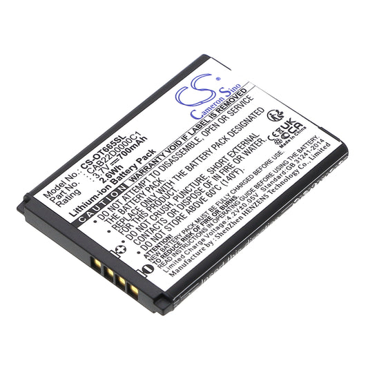 3.7V 700mAh/2.6Wh Li-ion Mobile/SmartPhone Battery for T-Mobile