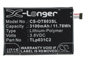3.8V 3100mAh/11.78Wh Li-Polymer Mobile/SmartPhone Battery for Orange