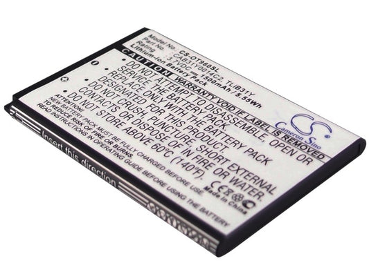 3.7V 1500mAh/5.55Wh Li-ion Mobile/SmartPhone Battery for Alcatel