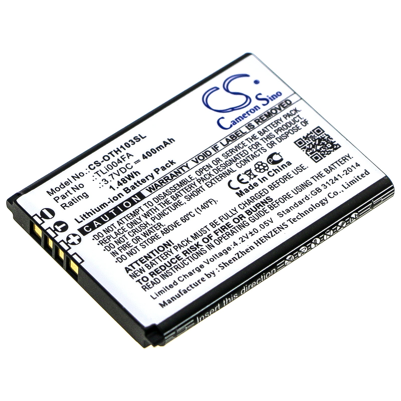 CS-OTH103SL Replacement Battery – Compatible with OneTouch 1013X, OneTouch 1035D, OneTouch 1046D, OT-1013X, OT-1035D, OT-1046D