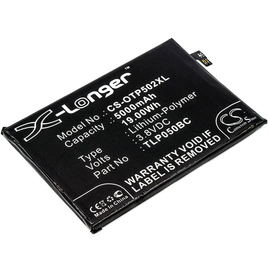 3.8V 5000mAh/19.00Wh Li-Polymer Mobile/SmartPhone Battery for Alcatel