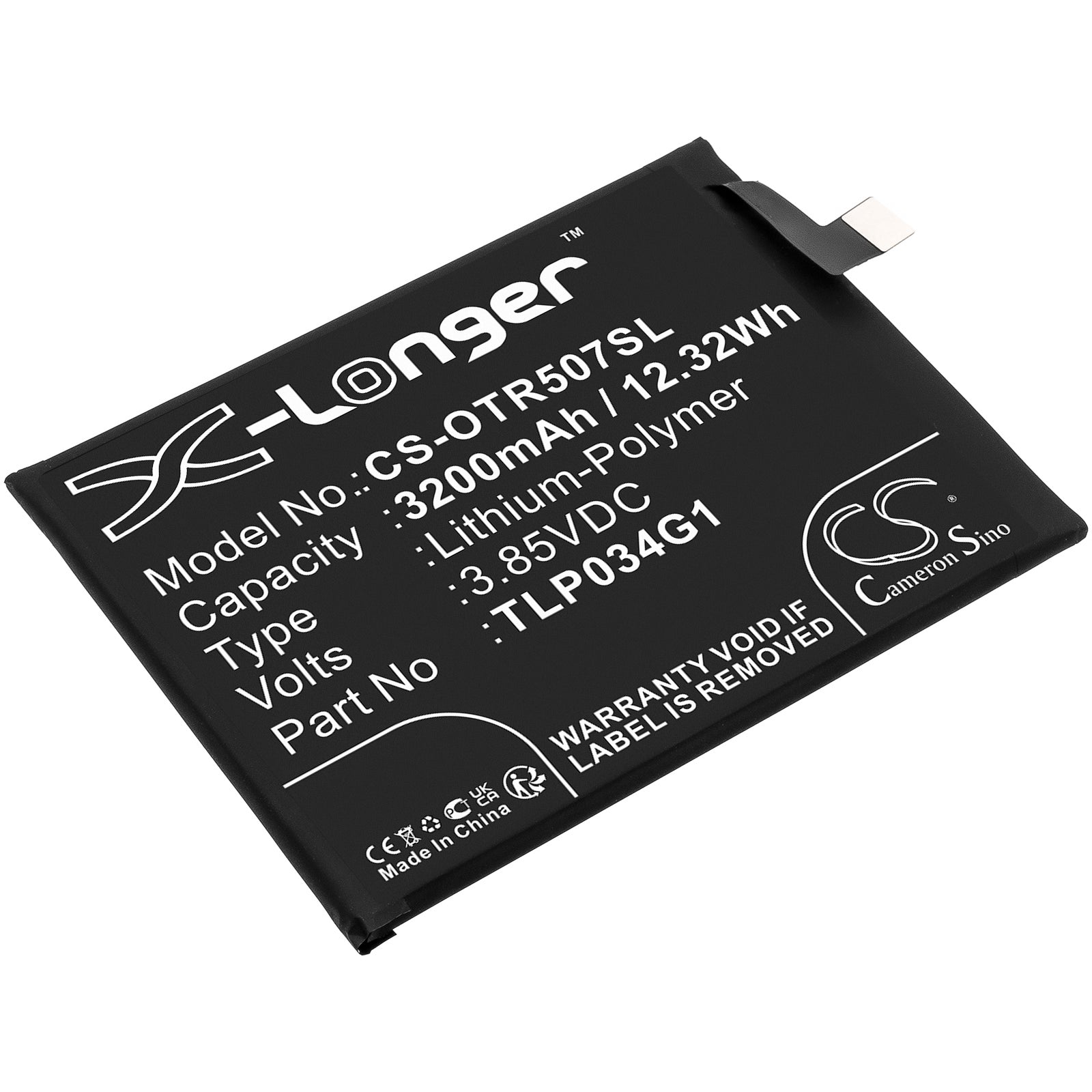 CS-OTR507SL Replacement Battery – Compatible with OT-5007S