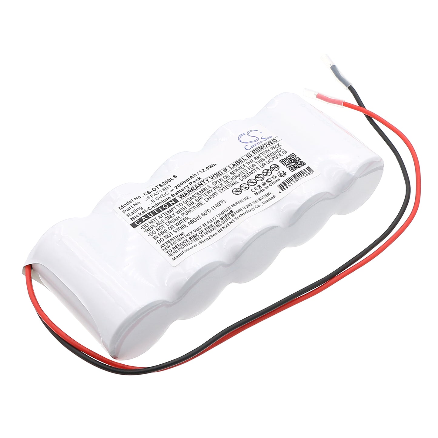 CS-OTS200LS Replacement Battery – Compatible with 2000, Emergency power supply ECU 2