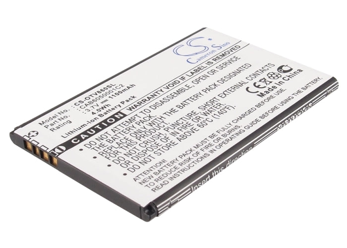 3.7V 1100mAh/4.07Wh Li-ion Mobile/SmartPhone Battery for Vodafone