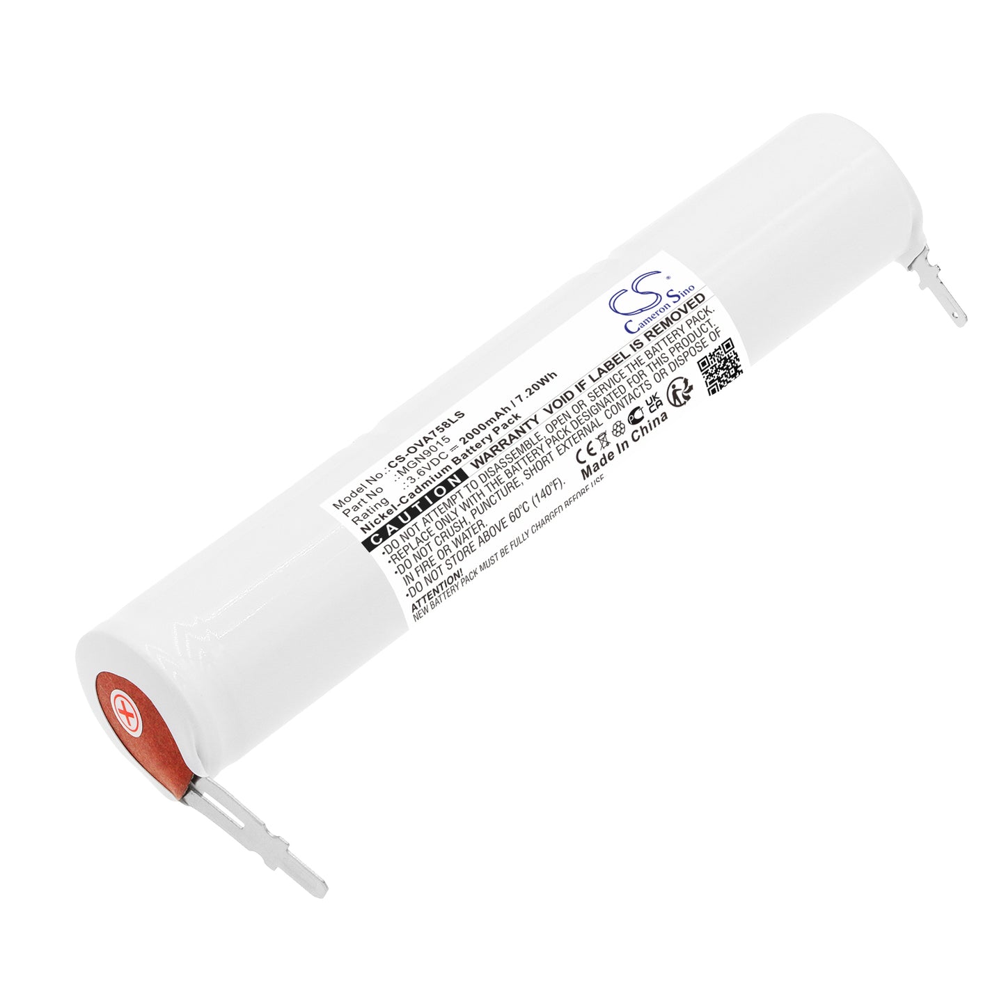 CS-OVA758LS Replacement Battery – Compatible with 226 610, 226 611, 226 612, 227 610, 227 611, 227 612, 758208, F734S0366, F734S0367