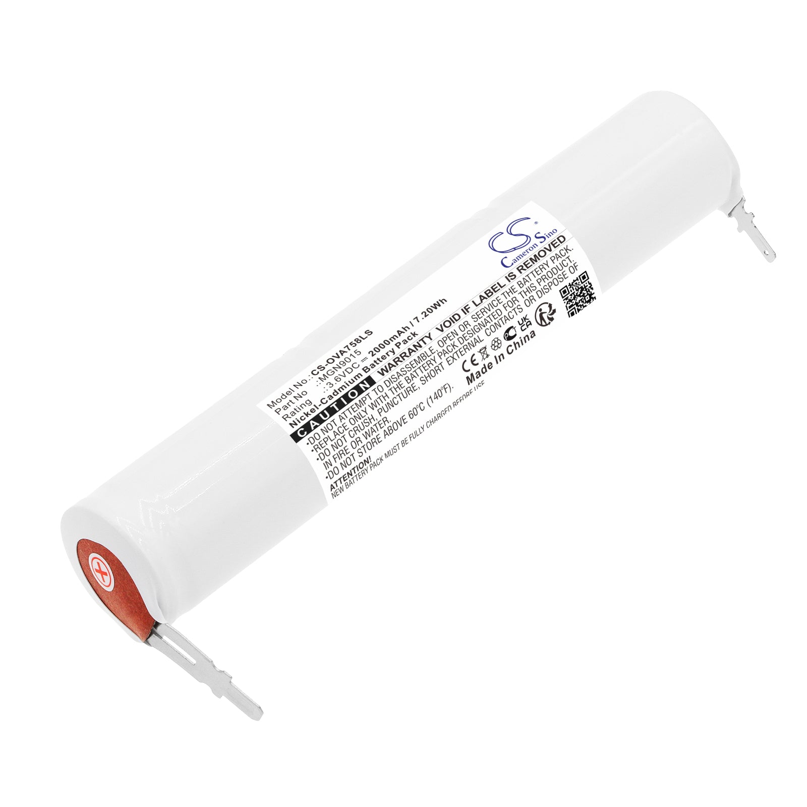 CS-OVA758LS Replacement Battery – Compatible with 226 610, 226 611, 226 612, 227 610, 227 611, 227 612, 758208, F734S0366, F734S0367