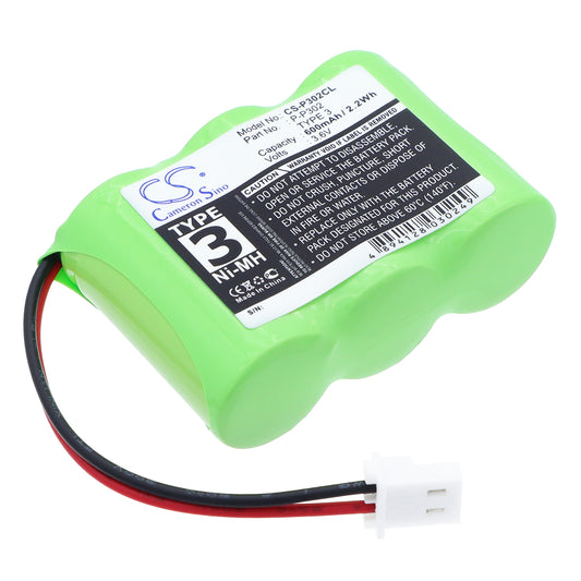 3.6V 600mAh/2.16Wh Ni-MH Cordless Phone Battery for Elcom