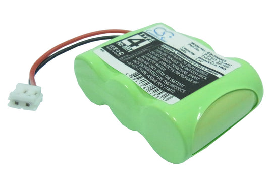 3.6V 600mAh/2.16Wh Ni-MH Cordless Phone Battery for GP