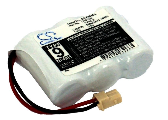 3.6V 600mAh Ni-MH Cordless Phone Battery for Panasonic