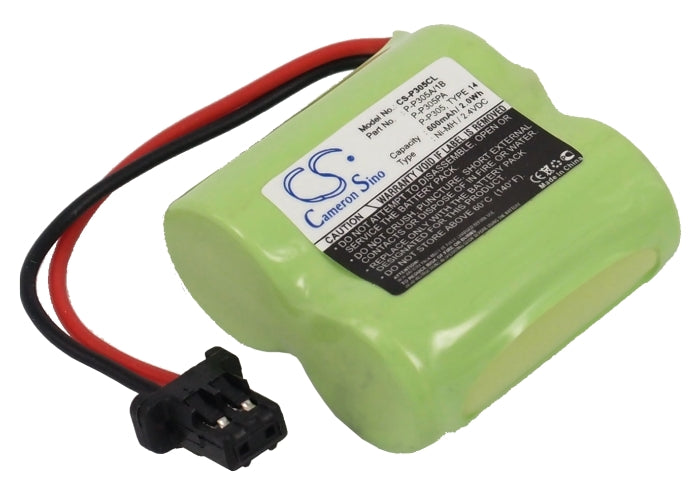 2.4V 600mAh/1.44Wh Ni-MH Cordless Phone Battery for Panasonic