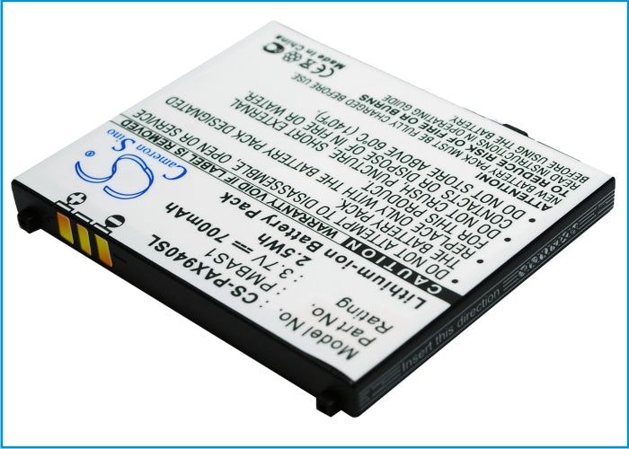 3.7V 700mAh Li-ion Mobile/SmartPhone Battery for Panasonic
