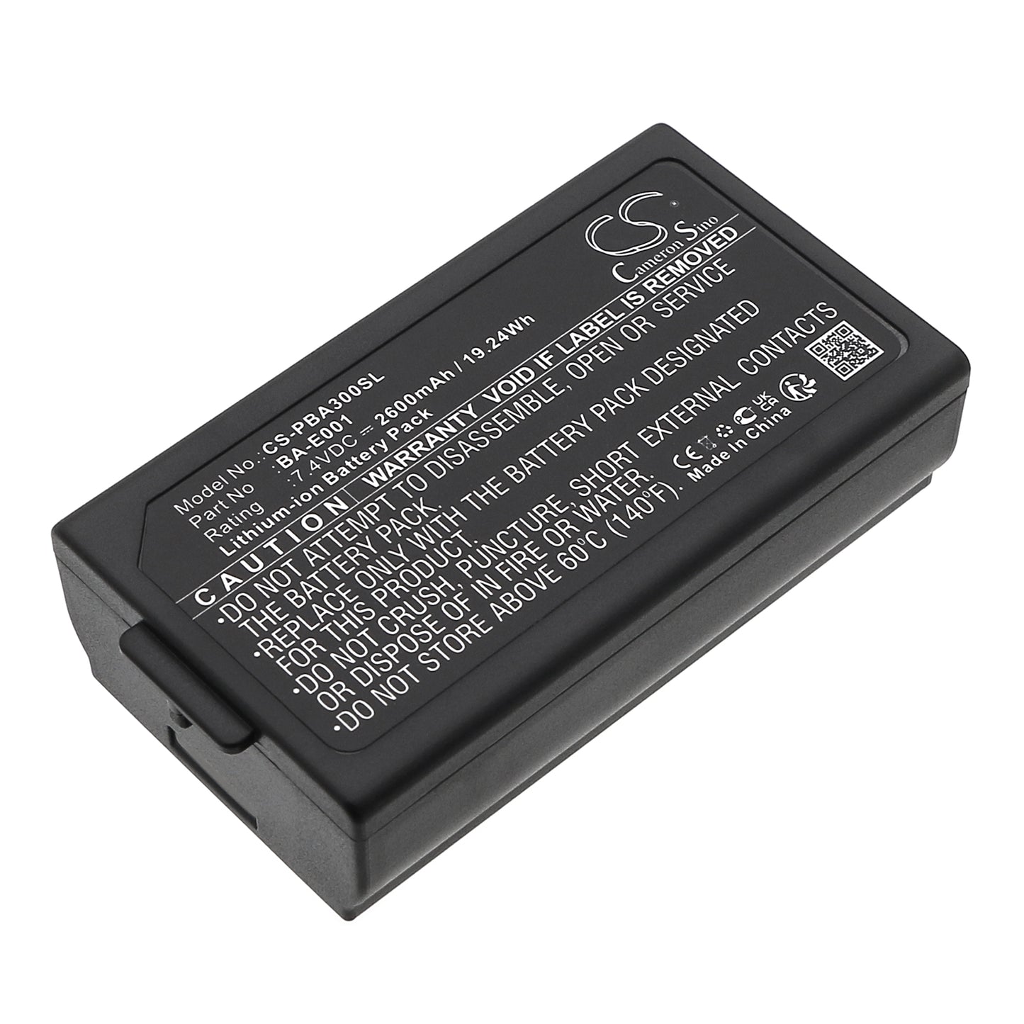 7.4V 2600mAh/19.24Wh Li-ion Printer Battery for Brother