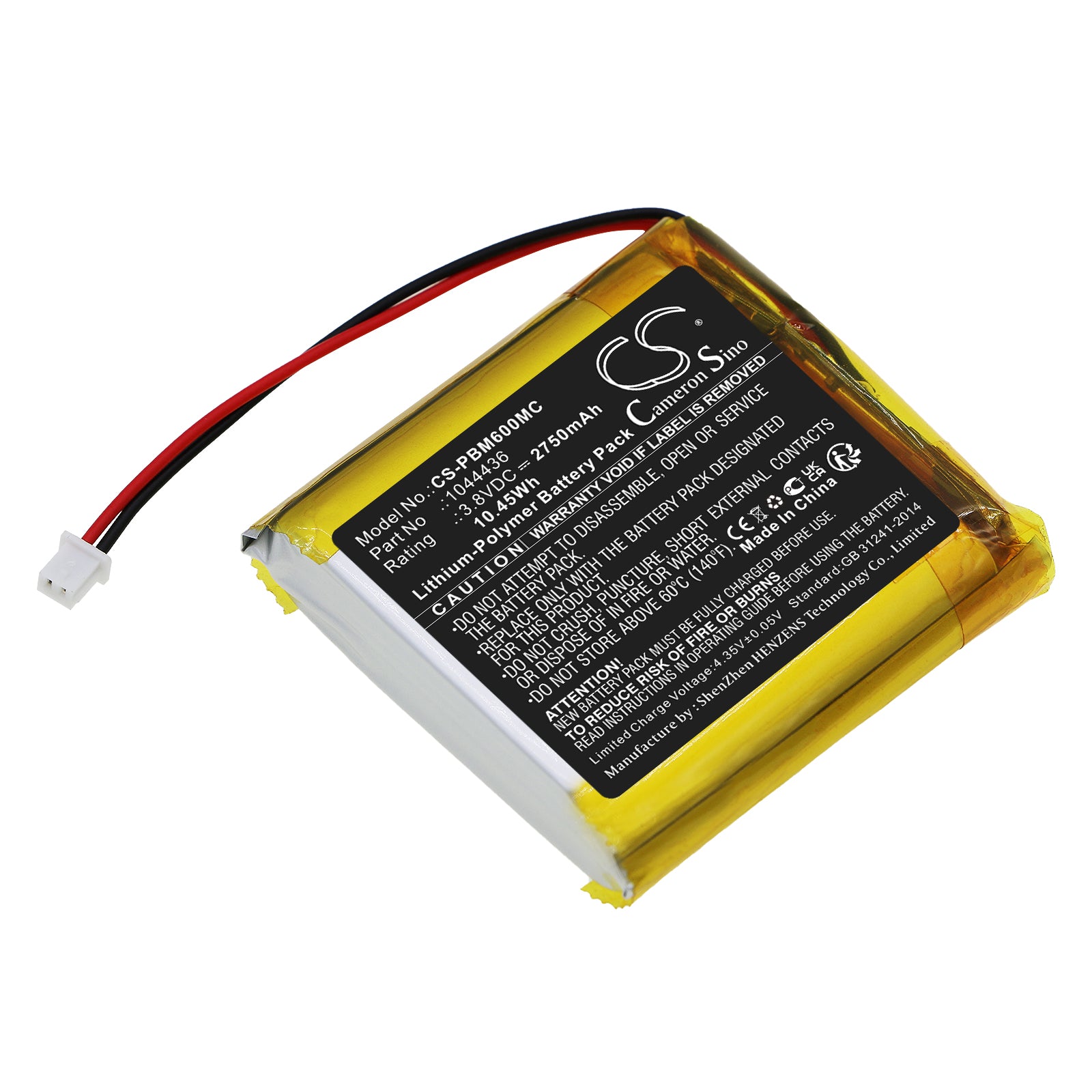 CS-PBM600MC Replacement Battery – Compatible with PPBCM6