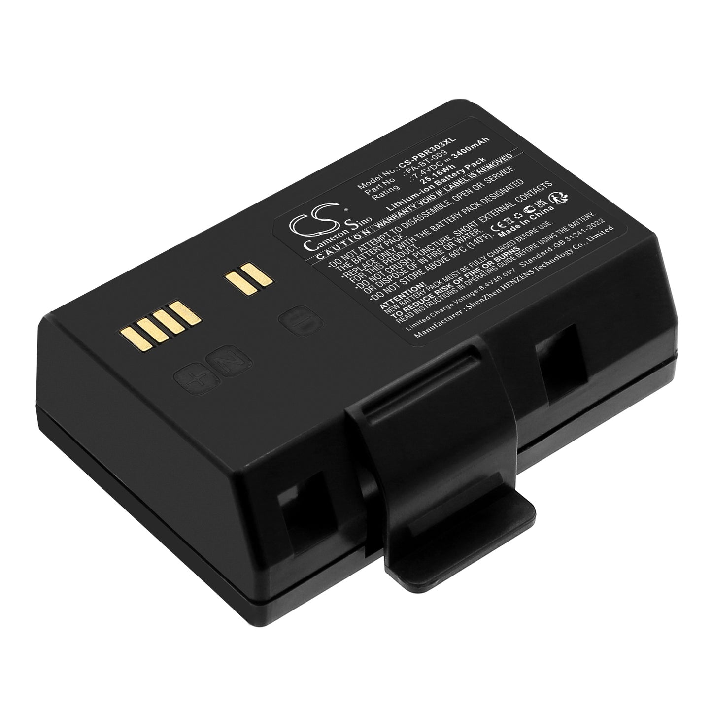 CS-PBR303XL Replacement Battery – Compatible with RJ-3035B, RJ-3055WB