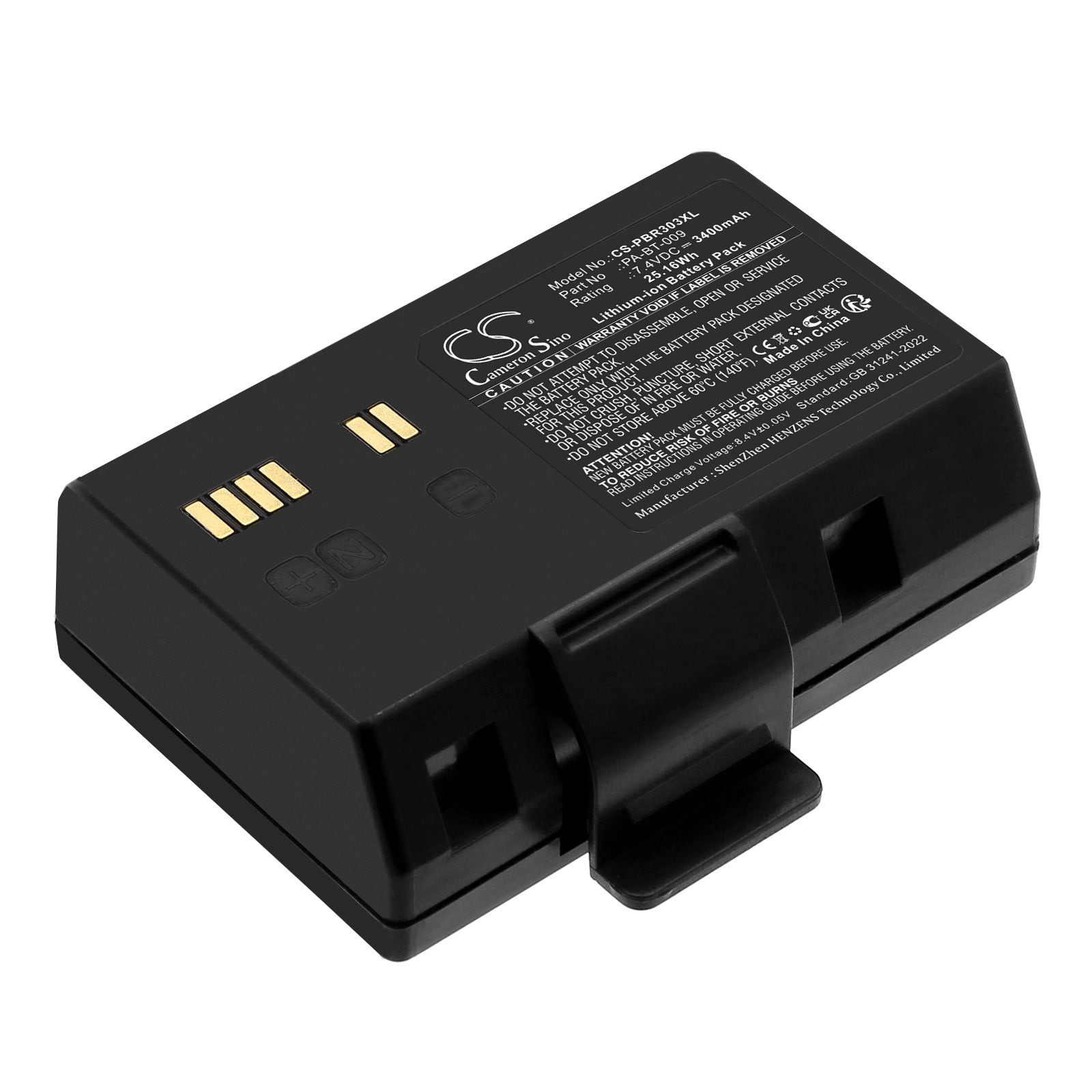 CS-PBR303XL Replacement Battery – Compatible with RJ-3035B, RJ-3055WB