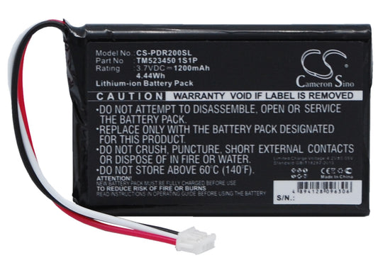 3.7V 1200mAh/4.44Wh Li-ion GPS/Navigator Battery for PHAROS