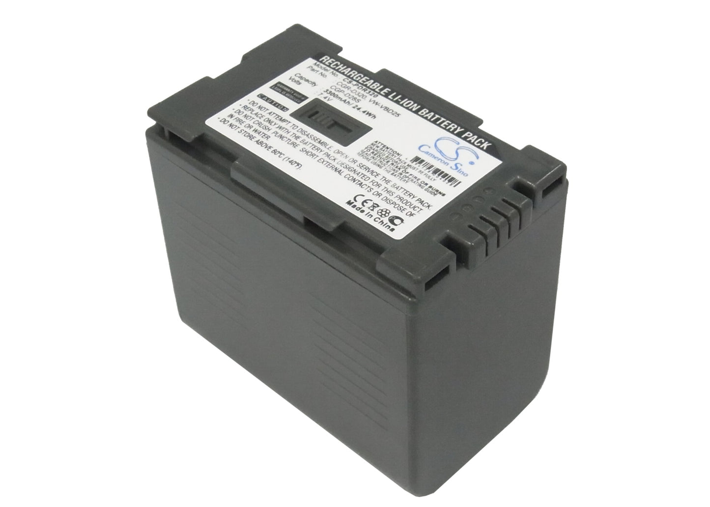 7.4V 3300mAh Li-ion Camera Battery for HITACHI
