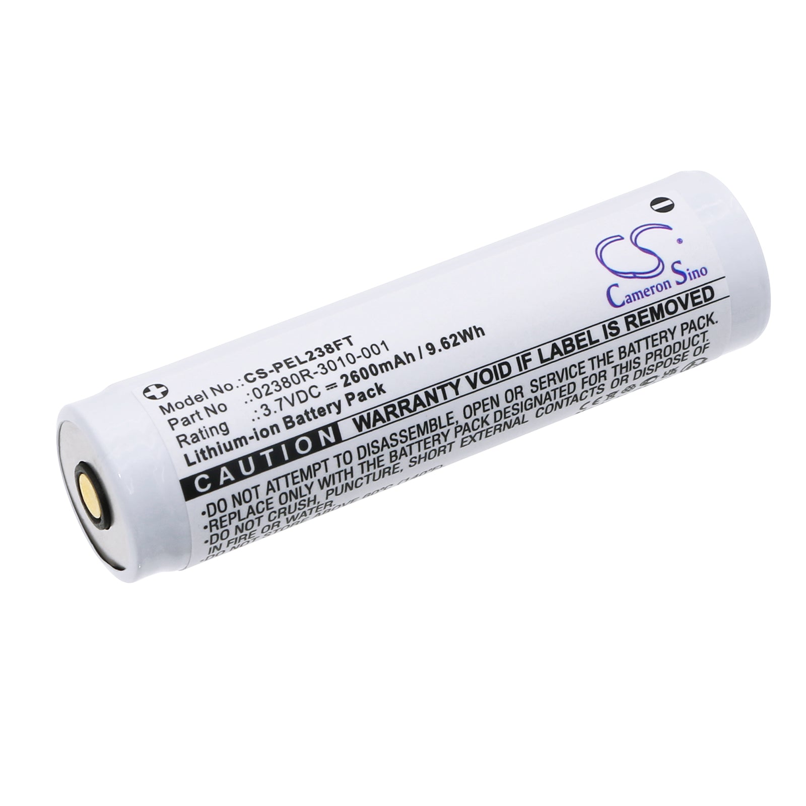CS-PEL238FT Replacement Battery – Compatible with 2380R, 2780R, 2780R Headlamp, 5050R Flashlight, 7000 LED Flashlight, 7000 Tactical Flashlight, 7070R, 7600 3-Color LED Flashlight, 7600 Tactical Flashlight, 7610 Tactical Flashlight, 7620 Tactical Flashlight