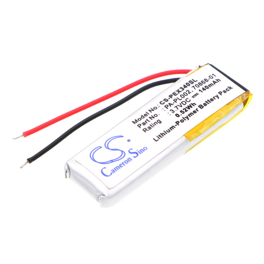 3.7V 140mAh/0.52Wh Li-Polymer Wireless Headset Battery for Jabra