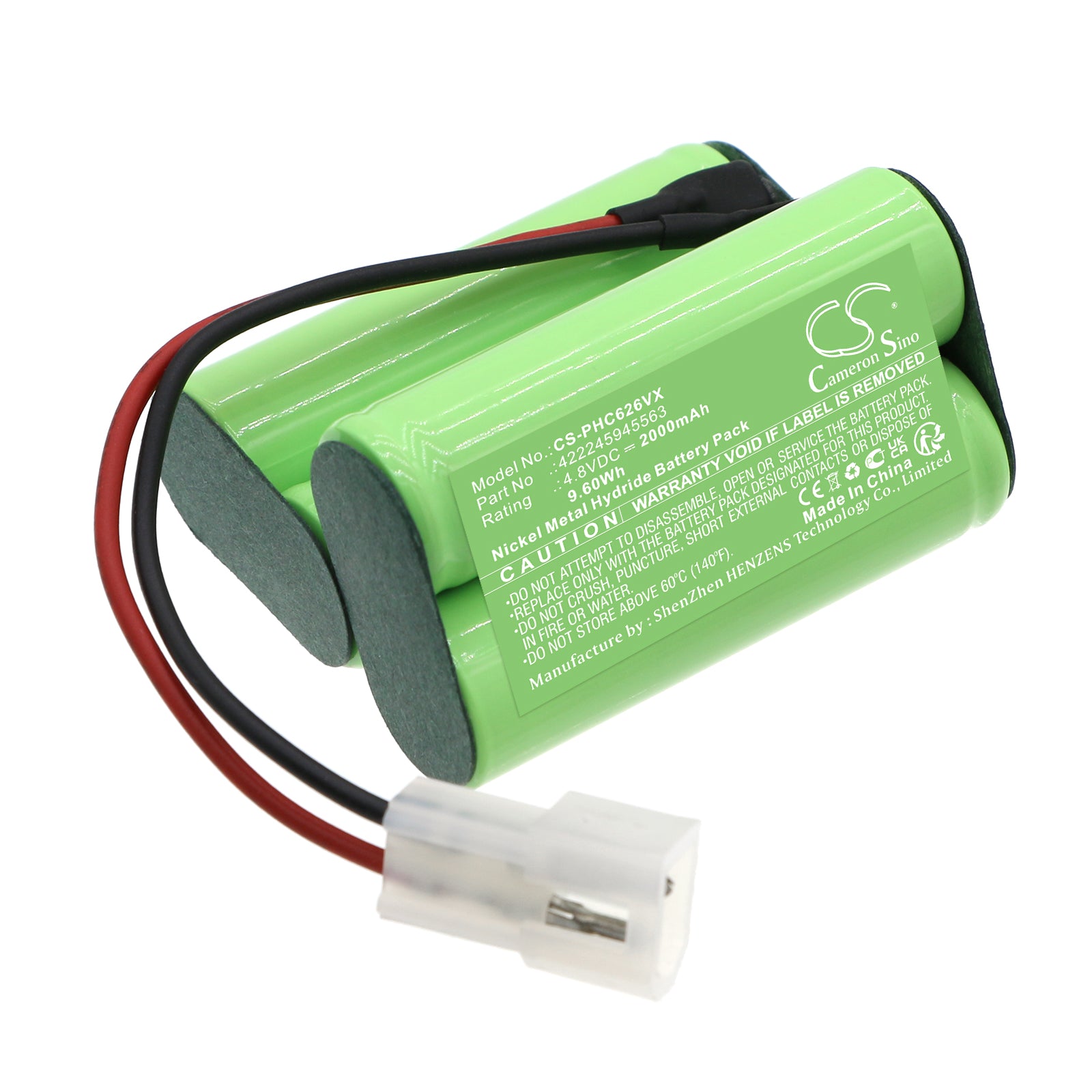 CS-PHC626VX Replacement Battery – Compatible with FC6126/01