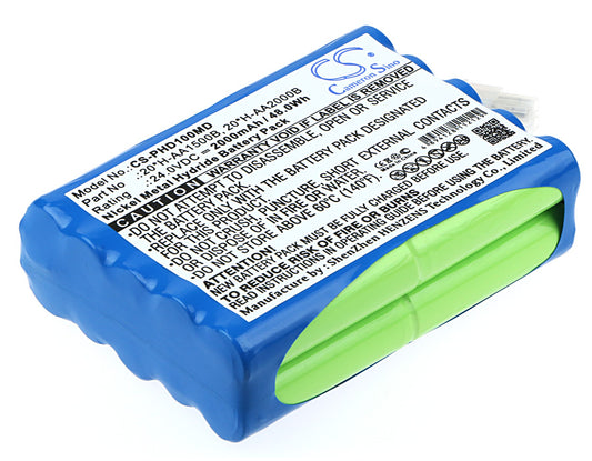 24V 2000mAh/48.0Wh Ni-MH Medical Battery for Philips