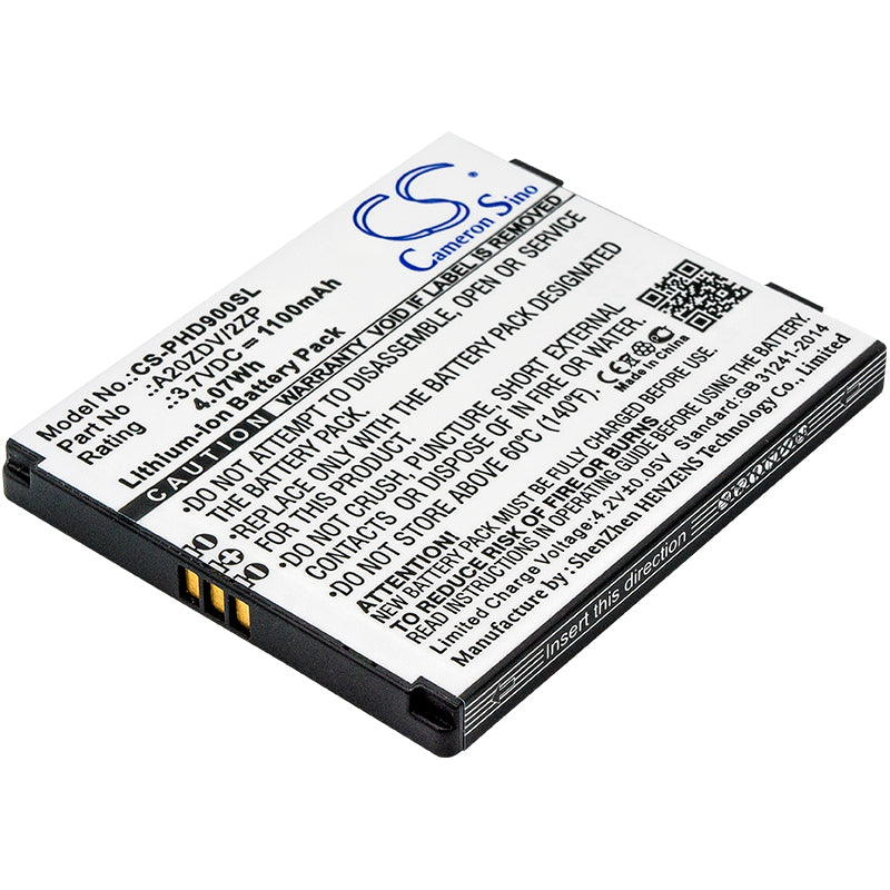 3.7V 1100mAh/4.07Wh Li-ion Mobile/SmartPhone Battery for Philips