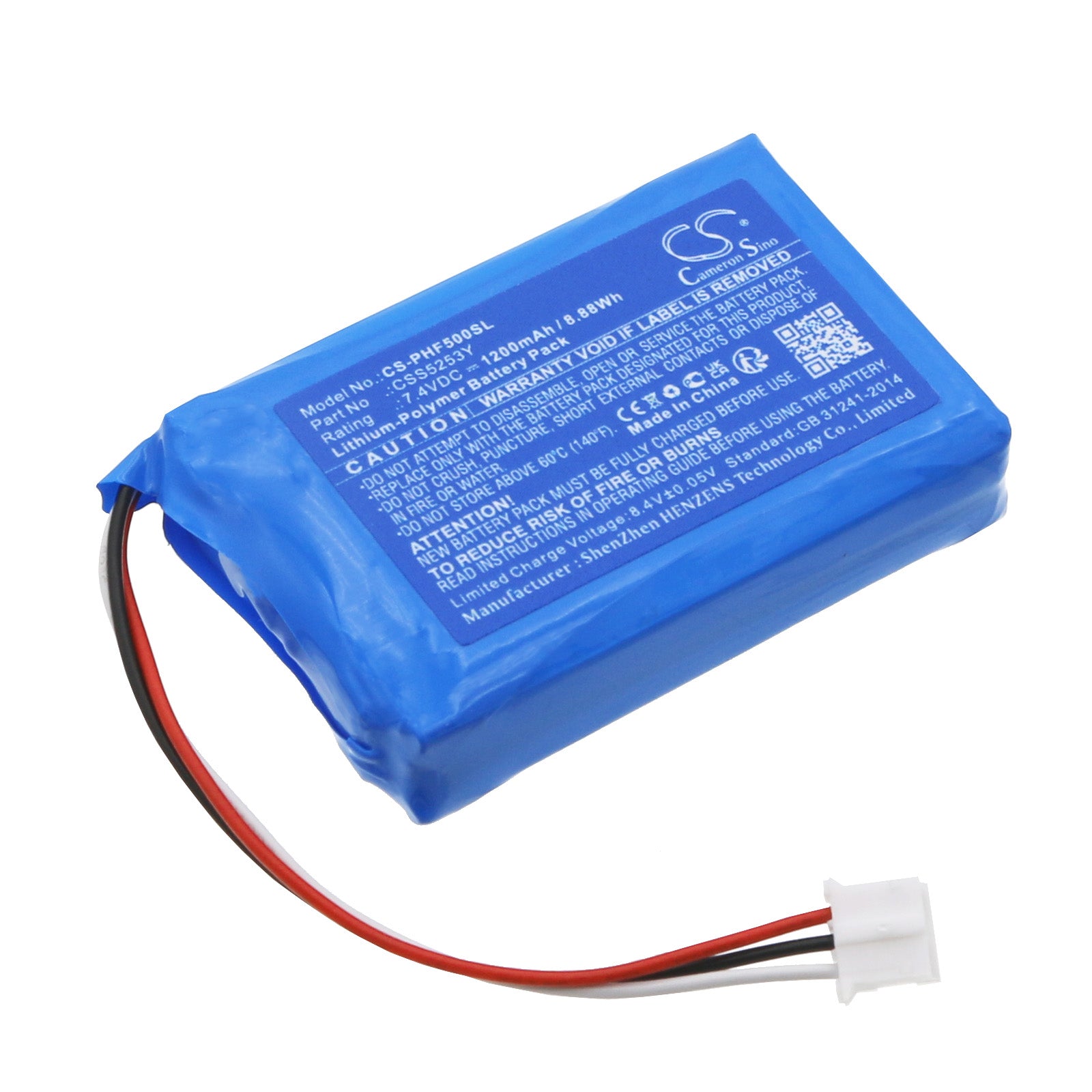 CS-PHF500SL Replacement Battery – Compatible with CSS5235Y, CSS5235Y/93, Fidelio E5, Fidelio F5