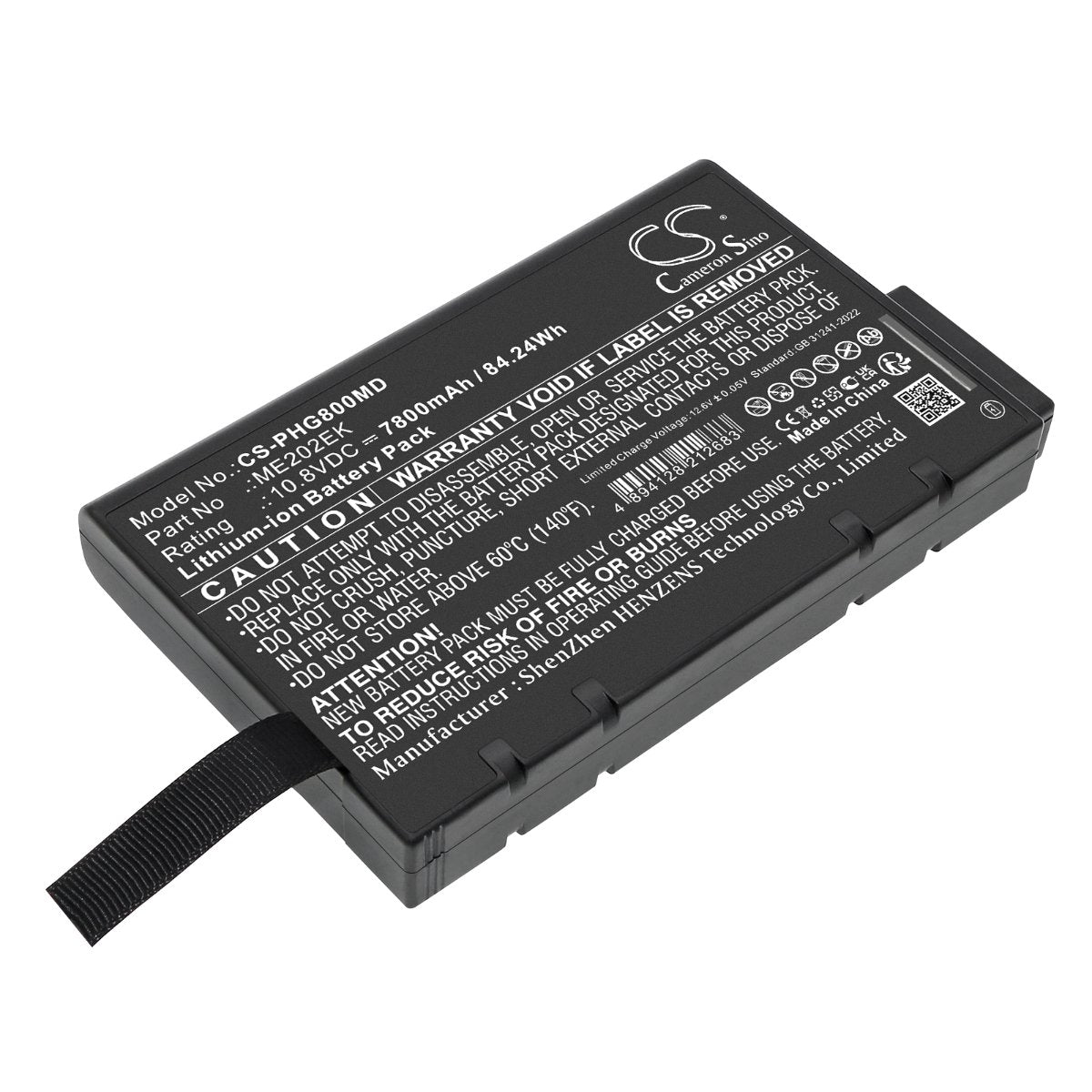 Cameron Sino 10.8V 7800mAh Li-ion Battery for Philips Goldway G70,Goldway G80