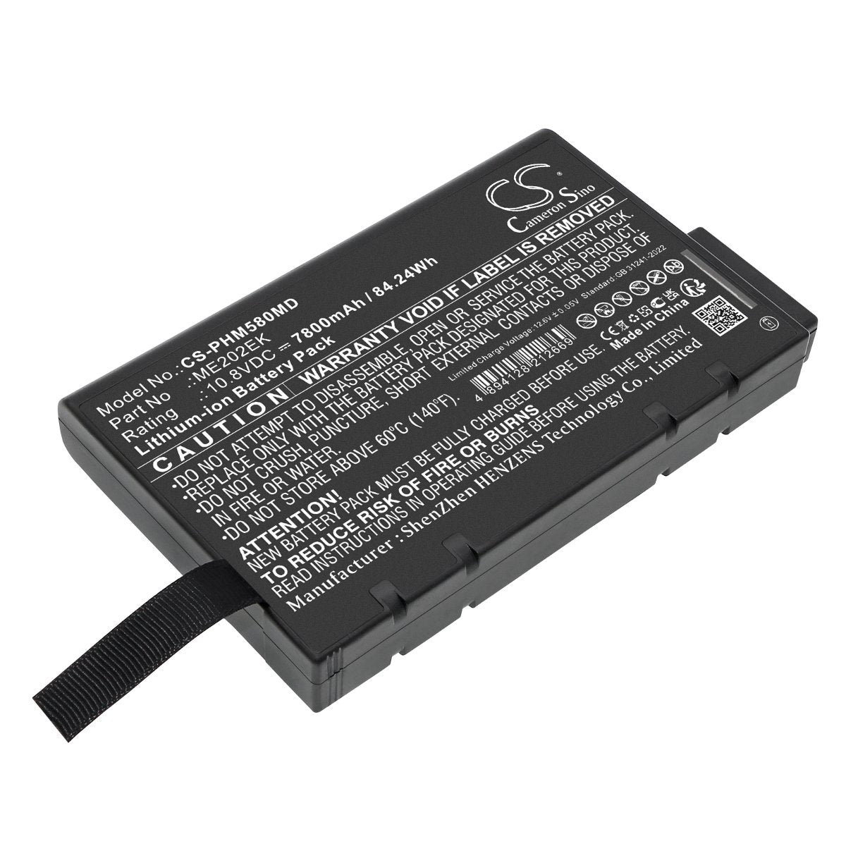 Cameron Sino 10.8V 7800mAh Li-ion Battery for Philips Goldway G50,Goldway G60,Goldway G60E