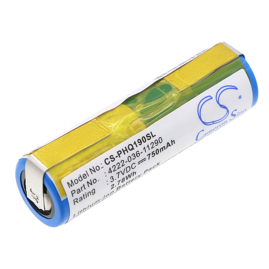 3.7V 750mAh/2.78Wh Li-ion Shaver Battery for Philips