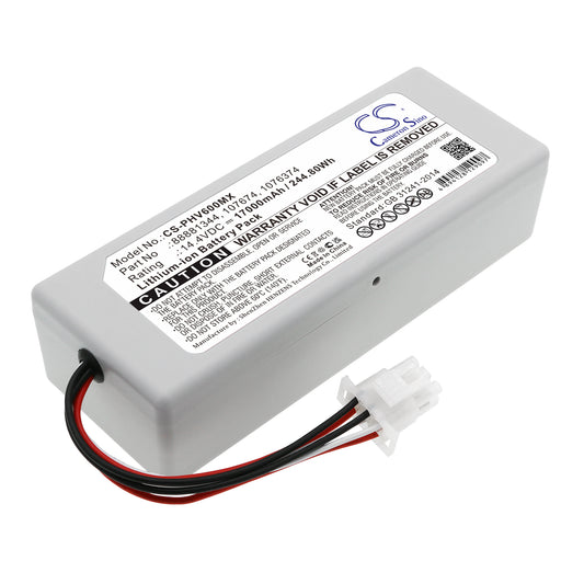 14.4V 17000mAh/244.80Wh Li-ion Medical Battery for Philips