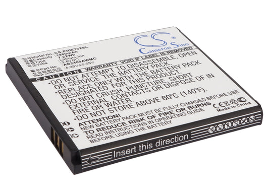 3.8V 1900mAh/7.22Wh Li-ion Mobile/SmartPhone Battery for Philips