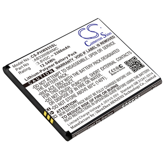 3.8V 3300mAh/12.54Wh Li-Polymer Mobile/SmartPhone Battery for Philips