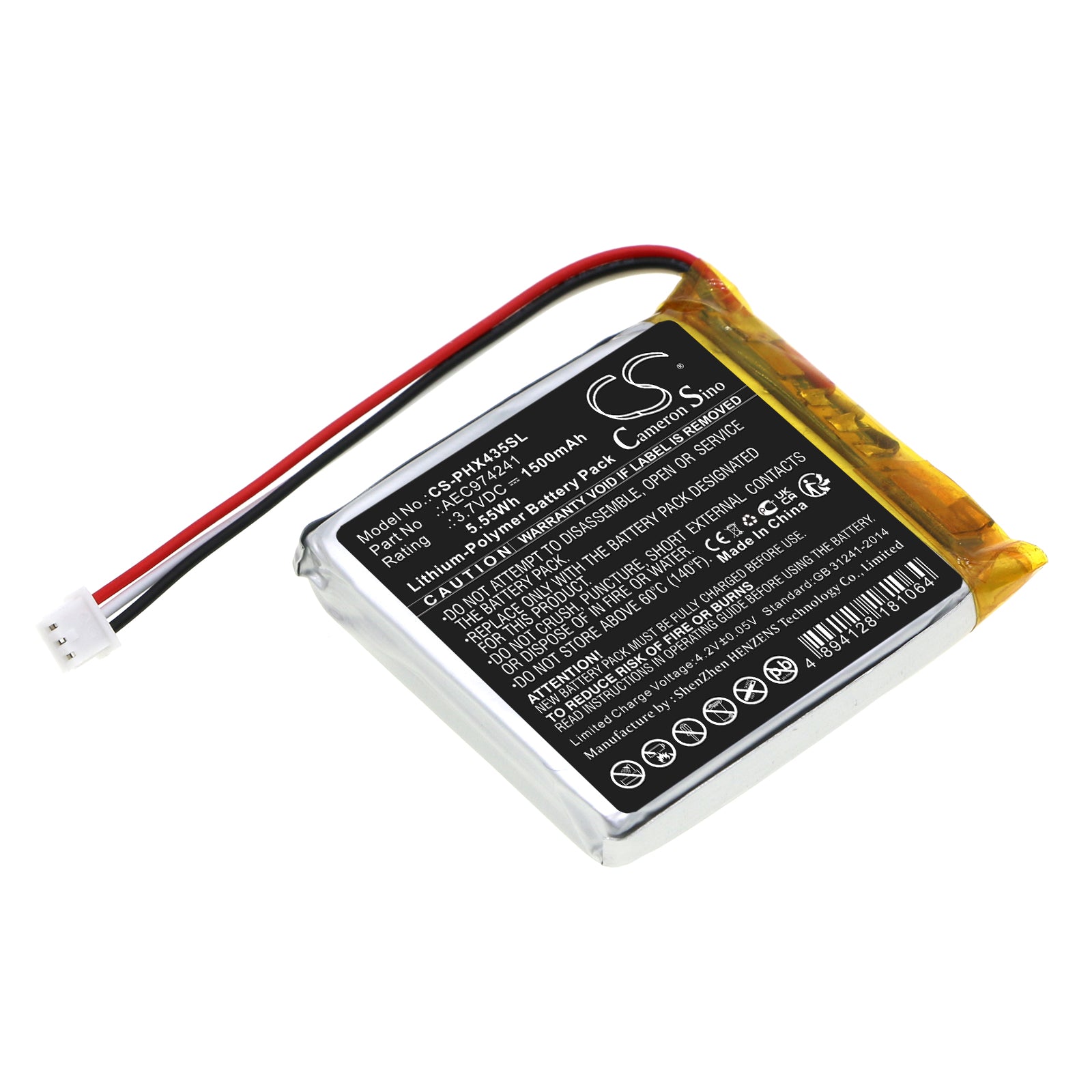 CS-PHX435SL Replacement Battery – Compatible with PPX4350