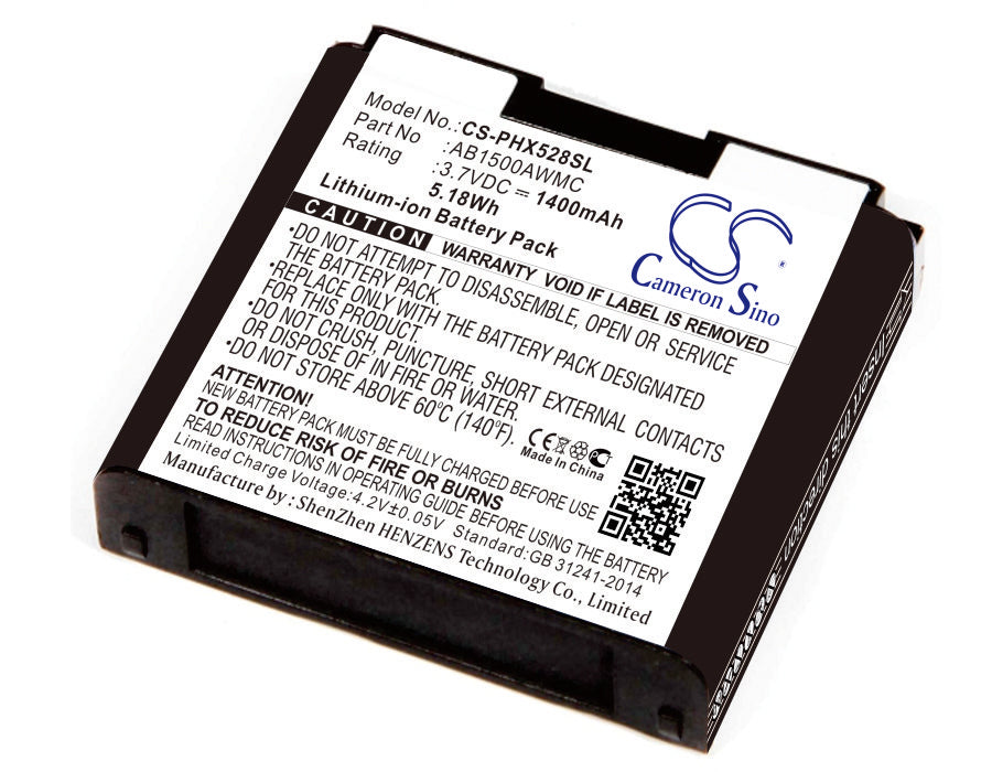 CS-PHX528SL Replacement Battery – Compatible with X528, Xenium X528
