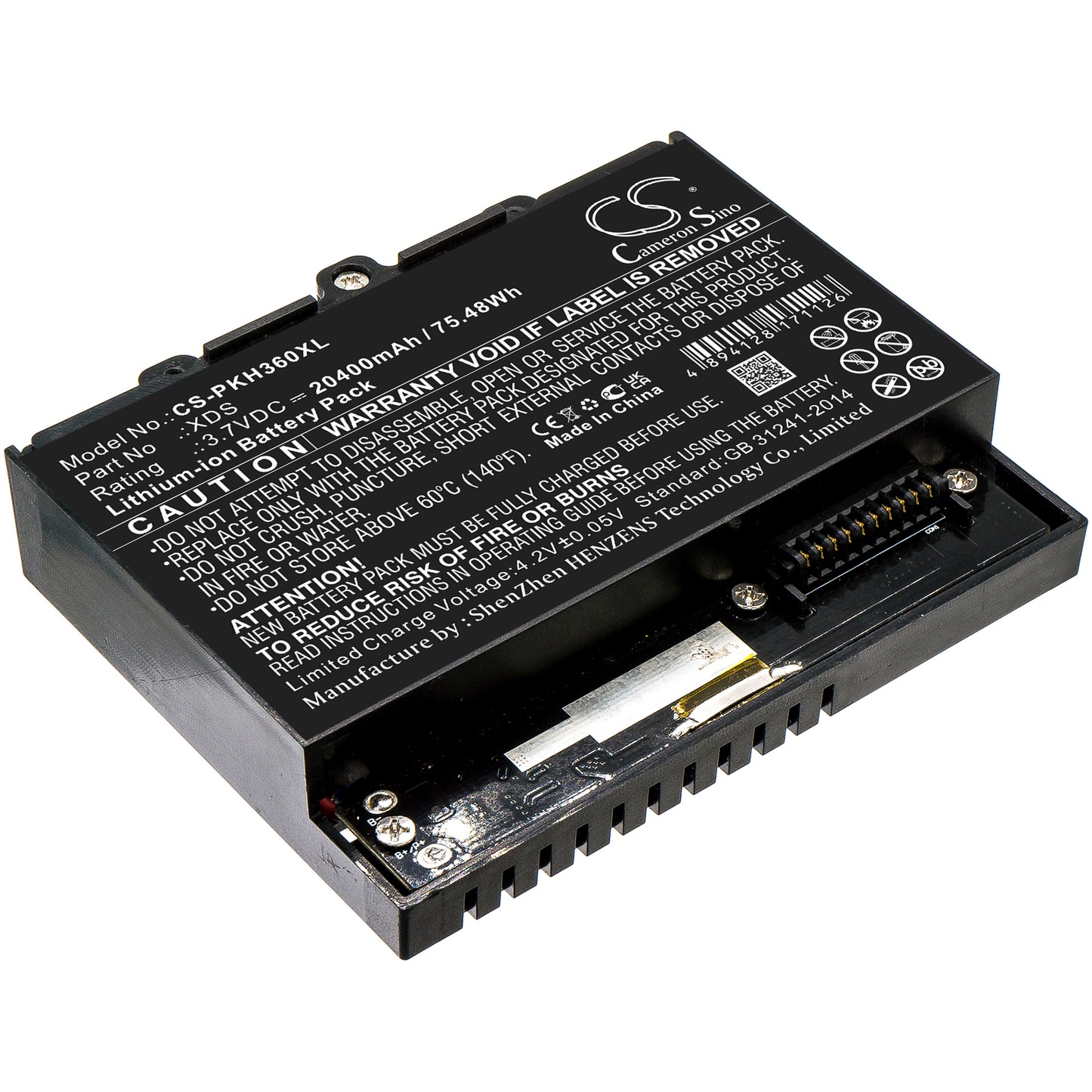 CS-PKH360XL Replacement Battery – Compatible with 1360, Oscilloscope 1360, Oszilloskop 1360, P 1340, P 1341, P 1355, P 1360, P 1362, P 1363, P 1370, P 1375