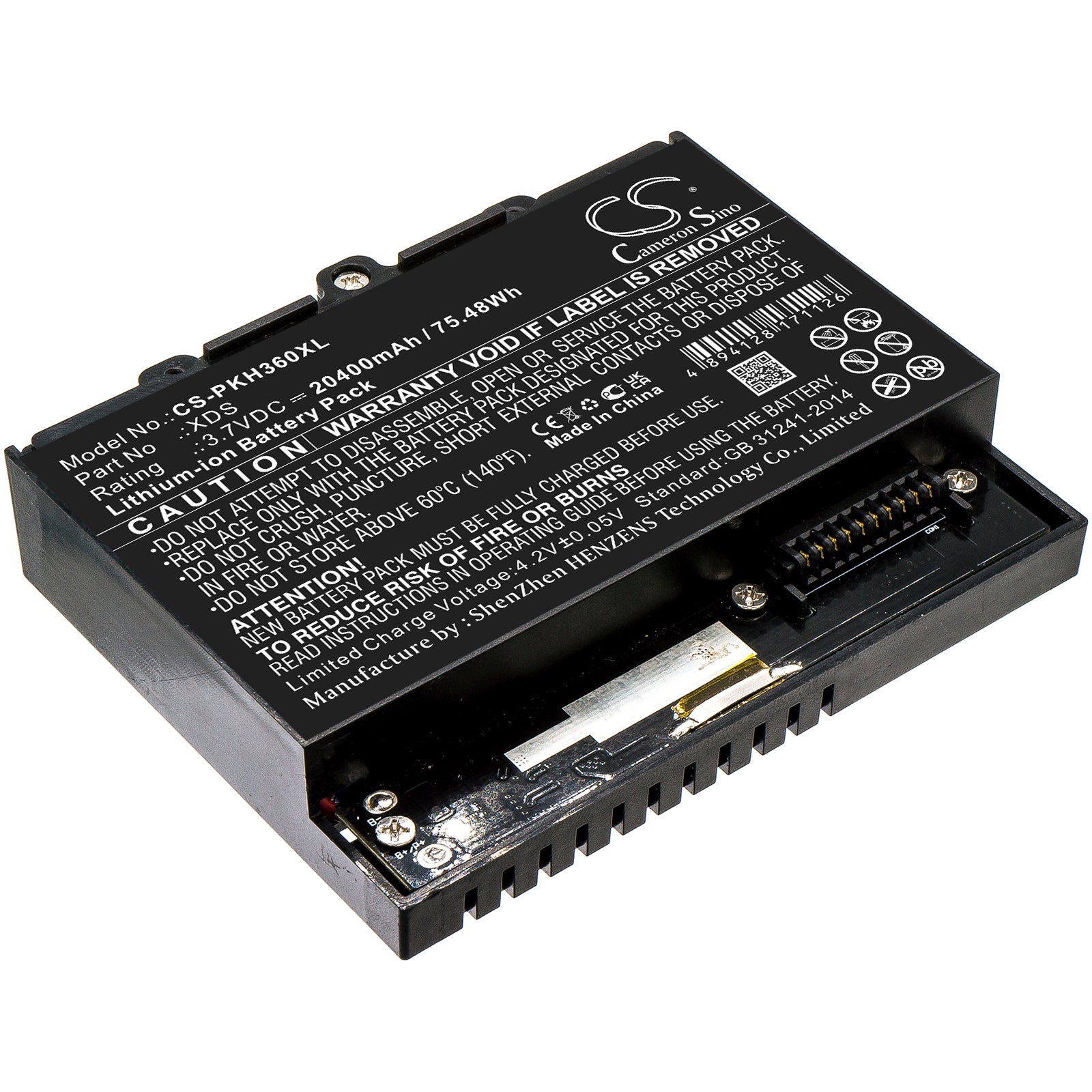 CS-PKH360XL Replacement Battery – Compatible with 1360, Oscilloscope 1360, Oszilloskop 1360, P 1340, P 1341, P 1355, P 1360, P 1362, P 1363, P 1370, P 1375