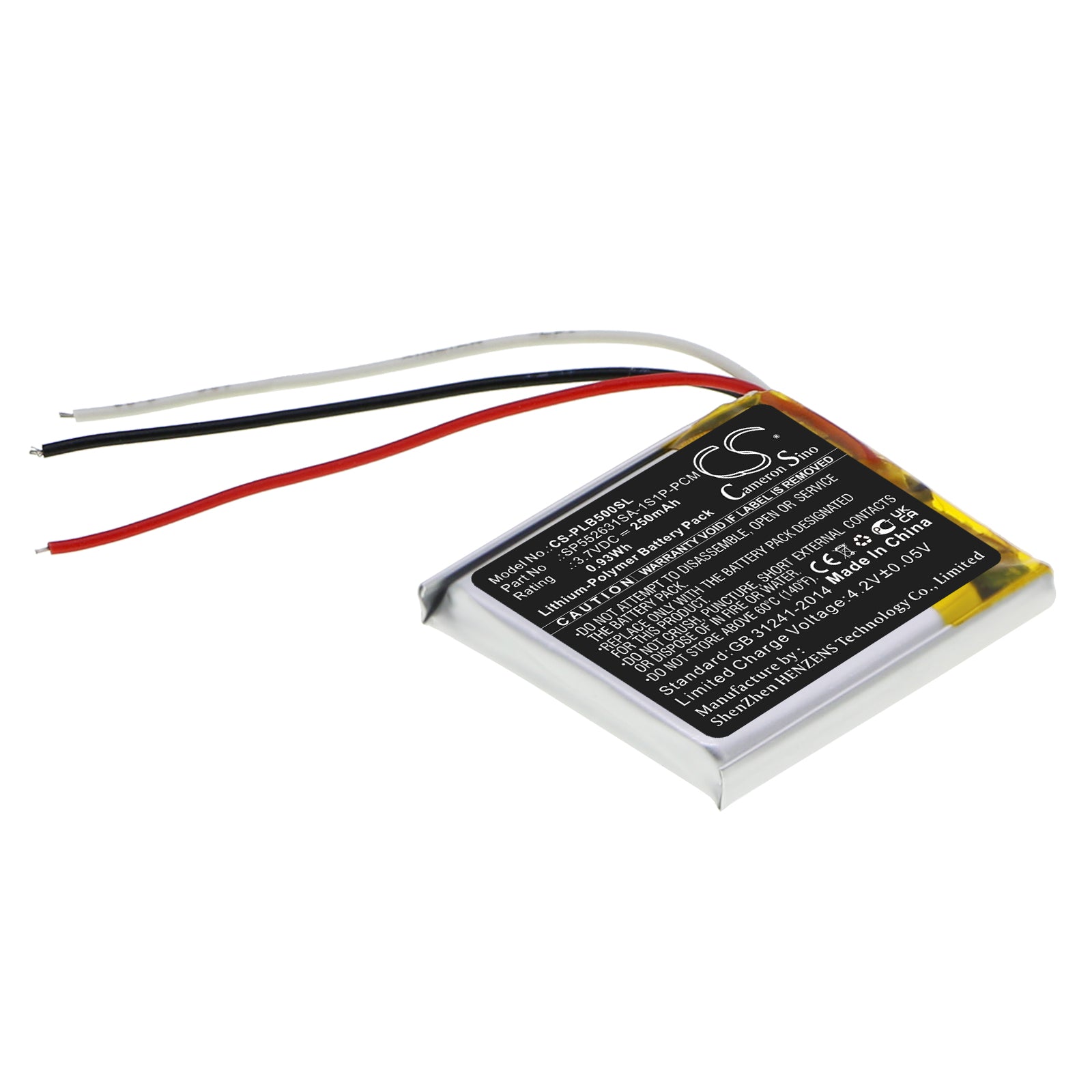 CS-PLB500SL Replacement Battery – Compatible with 9313SW, BackBeat 500, BackBeat 505, BackBeat FIT 505