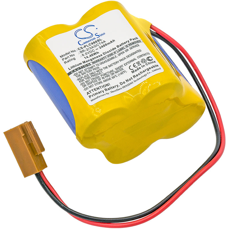 6V 2400mAh/14.40Wh Li-MnO2 PLC Battery for FANUC