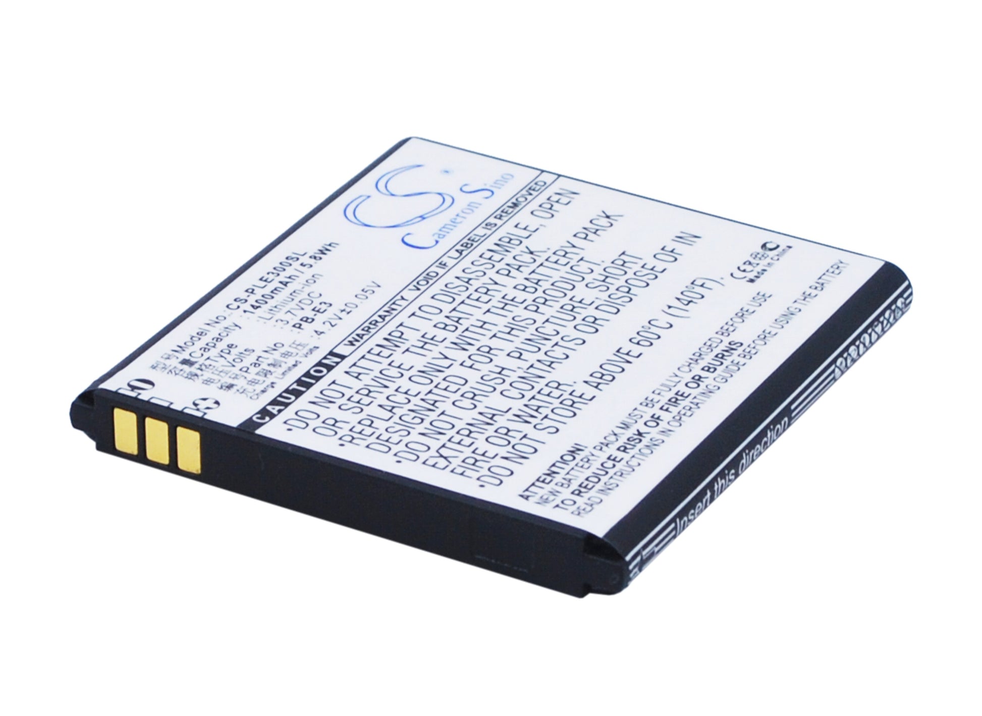 3.7V 1400mAh/5.8Wh Li-ion Mobile/SmartPhone Battery for POLE