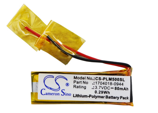 3.7V 80mAh/0.30Wh Li-Polymer Wireless Headset Battery for Plantronics
