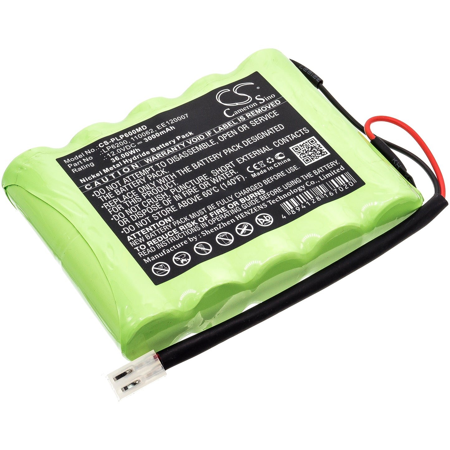 CS-PLP600MD Replacement Battery – Compatible with 7 Defibrillator, Lifepak 6, Lifepak 6S, LP7, NLP6