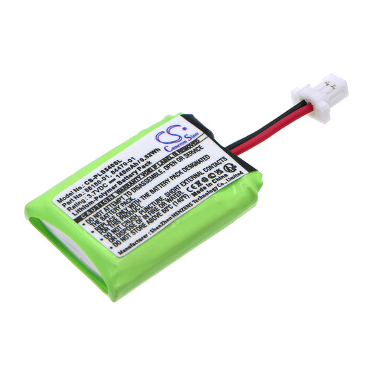 3.7V 140mAh/0.52Wh Li-Polymer Wireless Headset Battery for Plantronics