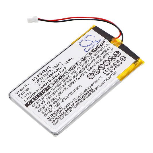 3.7V 850mAh/3.15Wh Li-Polymer PDA/Pocket PC Battery for Palm