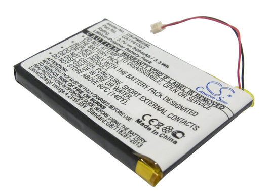 3.7V 900mAh/3.3Wh Li-Polymer PDA/Pocket PC Battery for Palm