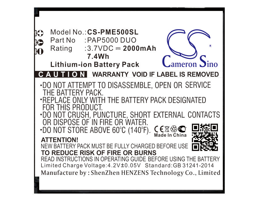 CS-PME500SL Replacement Battery – Compatible with 5000 Duo, MultiPhone 5000 Duo