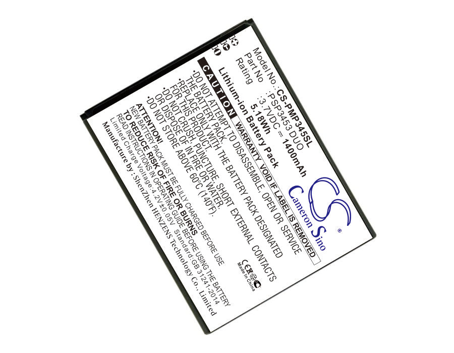 CS-PMP345SL Replacement Battery – Compatible with PSP3453 DUO