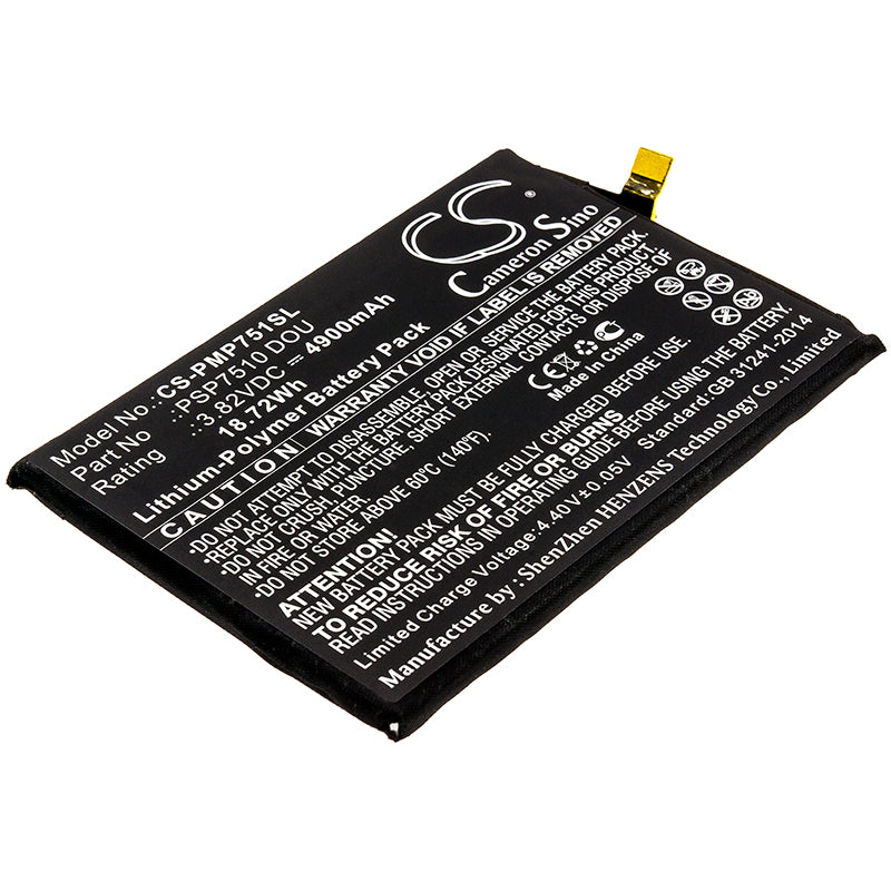CS-PMP751SL Replacement Battery – Compatible with Muze C7 Duo, PSP7510 DOU