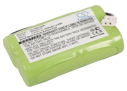 4.8V 1000mAh/4.8Wh Ni-MH Payment Terminal Battery for TOPCARD