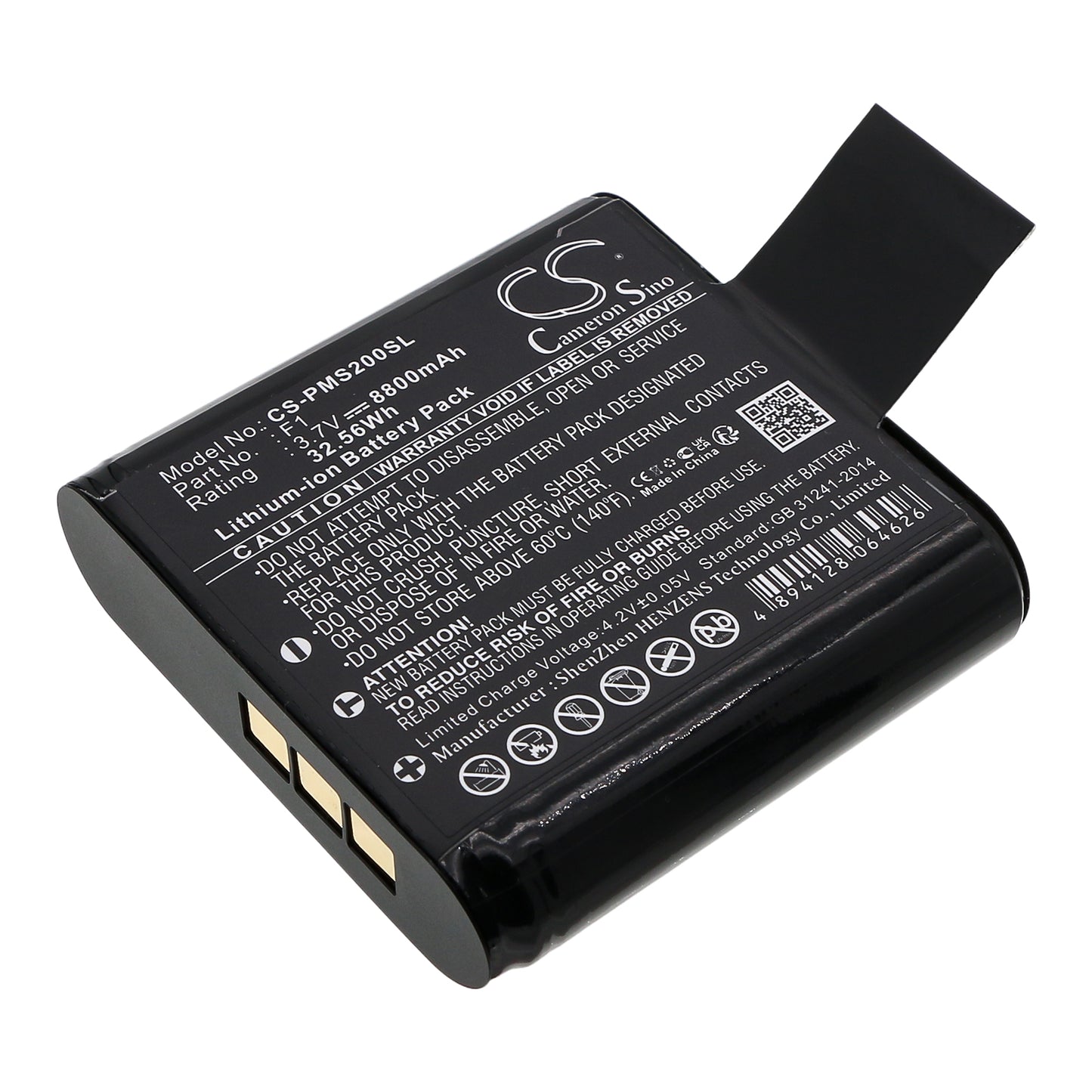 3.7V 8800mAh/32.56Wh Li-ion DAB Digital Battery for Pure
